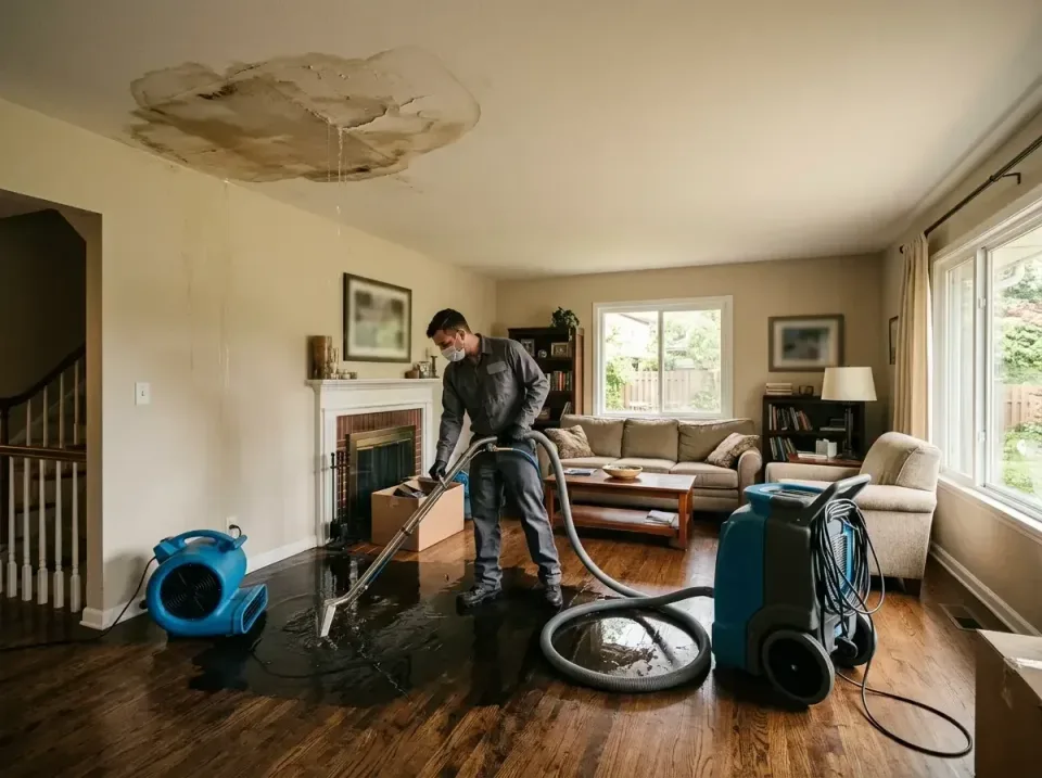 attic-pipe-burst-ceiling-drip-008 — frequently asked questions, Water Damage Restoration & Carpet Care in North Palm Beach,…